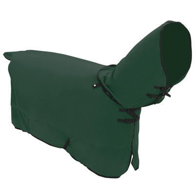 Koc dla Koni Ciemnozielony 125 cm Polar poliesterowy