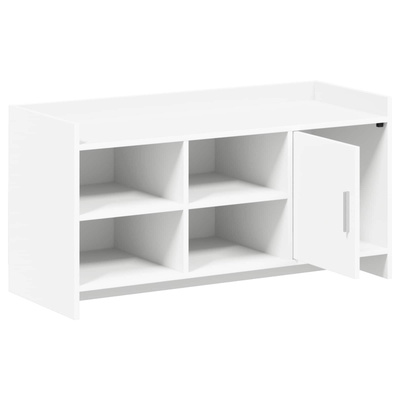 Szafka na buty Biały 100 x 39,5 x 51 cm Drewno inżynieryjne