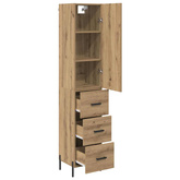 Highboard Dąb rzemieślniczy 34,5 x 34 x 180 cm