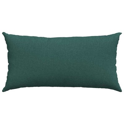 Poduszki na sofę 2 pcs Ciemna zieleń 80 x 40 cm tkanina