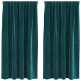 Zasłony zaciemniające 2 pcs Ciemna zieleń 140 x 175 cm Aksamit