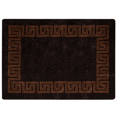 Chodnik dywanowy MARSA Czarny 100 x 150 cm Poliester i PVC