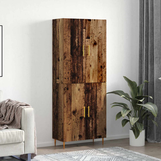 Highboard Stare drewno 69,5 x 34 x 180 cm Drewno inżynieryjne