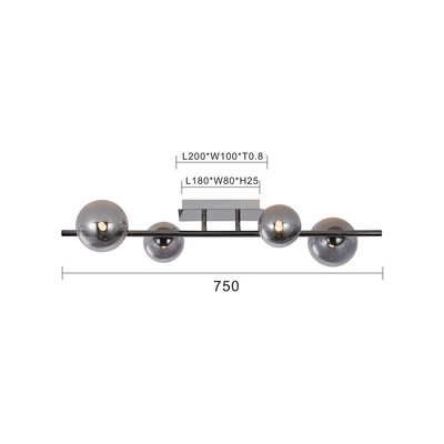 Lampa sufitowa SEVILLA 9214-0410
