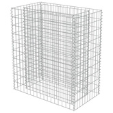 vidaXL Podwyższona donica gabionowa, galwanizowana stal, 90x50x100 cm