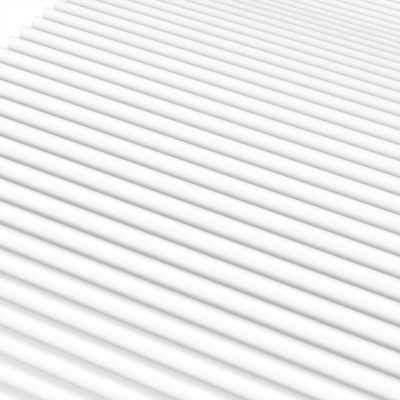 Materac piankowy, biały, 90x190 cm, twardość H2/H3