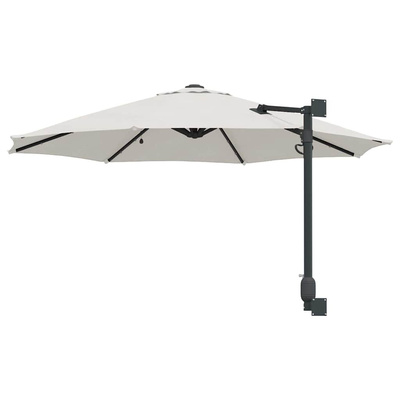Parasolka ogrodowa piaskowy 248 x 248 x 148 cm Poliester i Stal