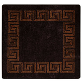 Chodnik dywanowy MARSA Czarny 100 x 100 cm Poliester i PVC