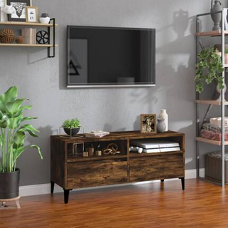 vidaXL Szafka pod TV, przydymiony dąb, 100x34,5x44,5 cm wariant 5