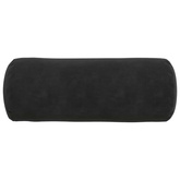 Poduszki Wałkowe 2 pcs Czarny ? 15 x 40 cm Tkanina sztruksowa