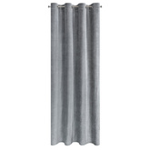 Zasłona Lussi stalowa 140x250