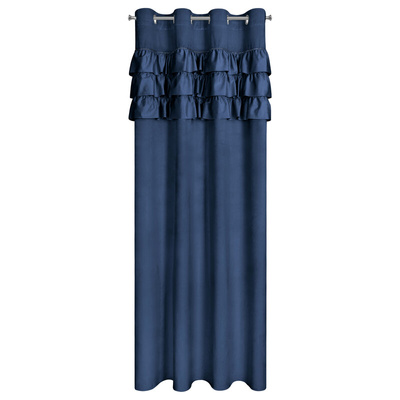 Zasłona Sami granatowa 140x250