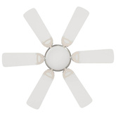 Wentylator sufitowy z lampą ? 82 cm Biały