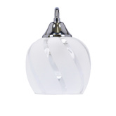 Prego lampa kinkiet chromowany E27 klosz bezbarwny 21-09449