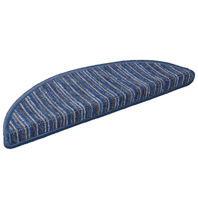 Samoprzylepne maty na schody 15 pcs Niebieski 56 x 17 x 3 cm