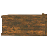 vidaXL Wiszące szafki nocne, 2 szt., przydymiony dąb, 40x30x15 cm