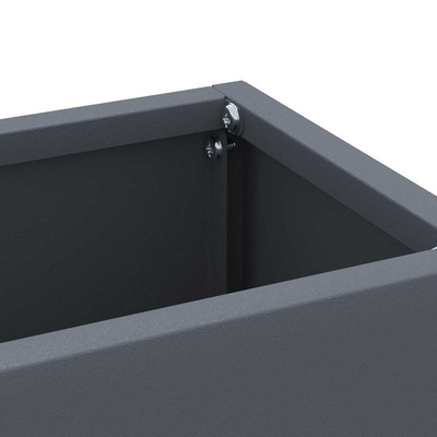 Stojak na Parasol Deszczowy antracytowy 28 x 12 x 41 cm Stal