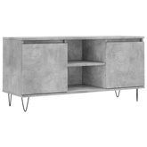 Szafka pod TV, szarość betonu, 104x35x50 cm vidaXL