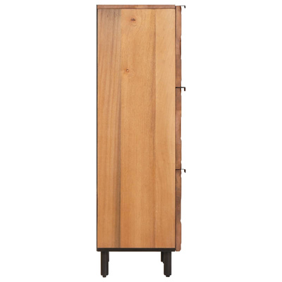 Highboard Wykończenie w kolorze brązowego akacji Drewno z mango