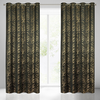 Zasłona Sara czarna 140x250