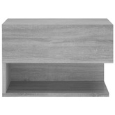 vidaXL Wiszące szafki nocne, 2 szt., szary dąb sonoma model standard