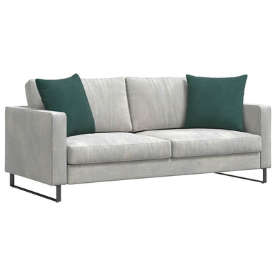 Poduszki na sofę 2 pcs Ciemna zieleń 50 x 50 cm