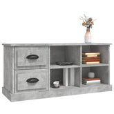 vidaXL Szafka pod TV, szarość betonu, 102x35,5x47,5 cm