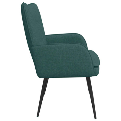 Sofa dwuosobowa Ciemnozielony 115 x 61 x 87 cm tkanina