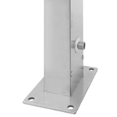 Prysznic ogrodowy ze stali nierdzewnej, prosty