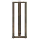 Nogi do stołu konsolowego w kształcie litery T 2 szt. Czarne 38x25x(72-73) cm Stal