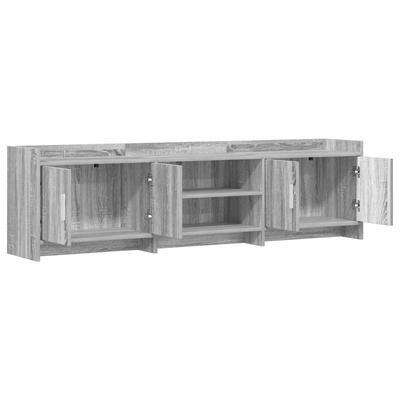 Szafka pod telewizor 168 x 33 x 47 cm Szary Sonoma