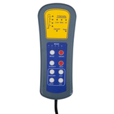 vidaXL Elektryczny fotel masujący, ciemnoszary, tkanina