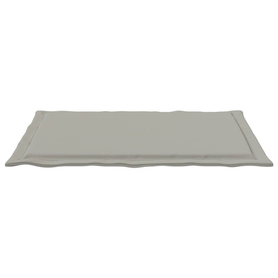 Poduszki na siedziska 2 pcs jasnoszary 47 x 36 x 2 cm Poliester