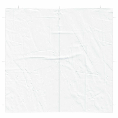 Ściana boczna namiotu na imprezy 2 pcs Biały 200 x 195 cm