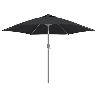 Pokrycie do parasola ogrodowego, czarne, 300 cm