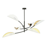 Lampa sufitowa  LOTUS 6 WHITE/GOLD