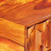 vidaXL Biurko, lite drewno sheesham, 118 x 50 x 76 cm