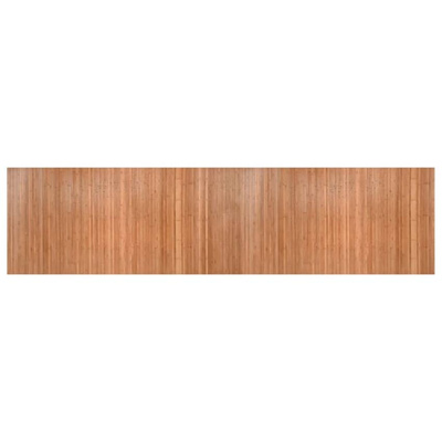 vidaXL Dywan prostokątny, naturalny, 100x400 cm, bambusowy