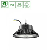 PLATEO 4 HIGH BAY 100W/75W/55W NW 230V 90ST IP65 IK09 220X135MM CZARNY 5 LAT GW. Z REG. MOCY 0-10V