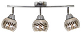 Lampa ścienna listwa 3X10W E14 LED chrom FORT 93-62826