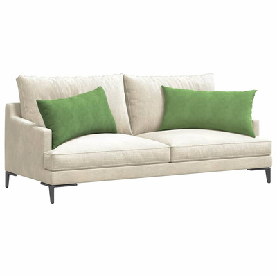 Poduszki na sofę 2 pcs Jasnozielony 80 x 40 cm