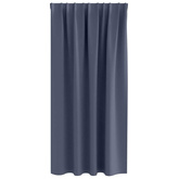 Firany blackout z kółkami 2 pcs Antracyt 175 x 140 cm Poliester