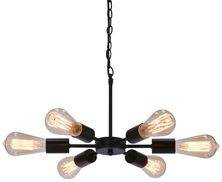 Sparta lampa wisząca czarny 6X60W E27 36-09395 