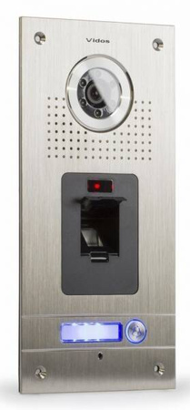 Stacja bramowa z kamerką srebrny kamera