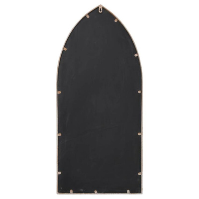 vidaXL Lustro ogrodowe, piaskowe, 100x45 cm, żelazne