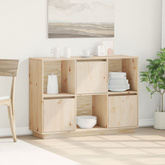 Szafka, 110,5x35x80 cm, lite drewno sosnowe