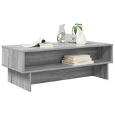 Stolik kawowy Szary Sonoma 100 x 46 x 35 cm Drewno inżynieryjne