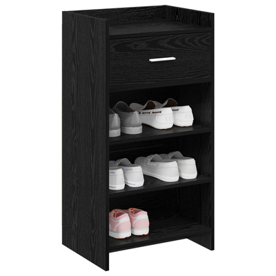 Szafka na buty Czarny dąb 48 x 36 x 92 cm Drewno inżynieryjne