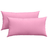 Poduszki na sofę 2 pcs Różowy 80 x 40 cm tkanina