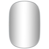 vidaXL Lustro ścienne, srebrne, 60x40 cm